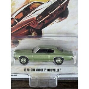 Greenlight 1:64 Vanishing Point 1970 Chevrolet Chevelle Green 44850B Diecast Car